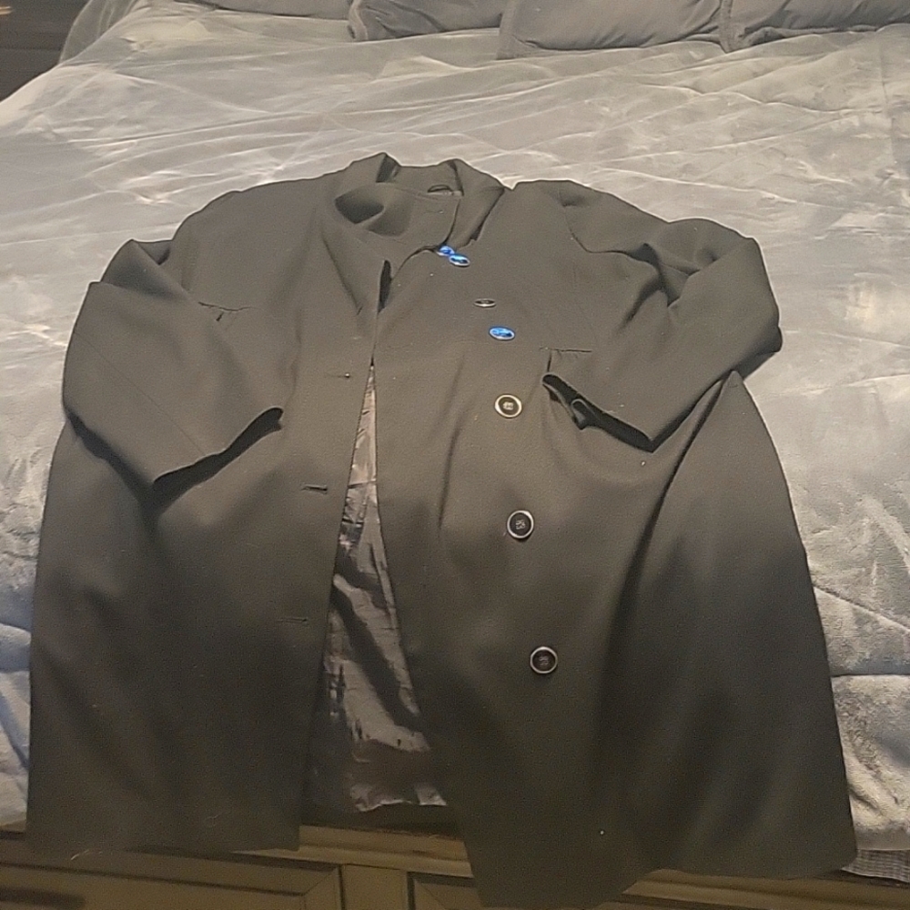 H&M coat, black, size 16